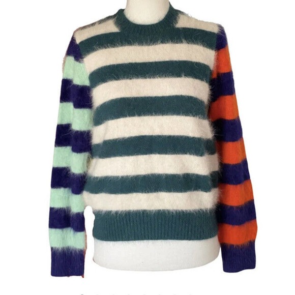 Bellerose Angora NWT Color Block Belgium Kardashian Sweater Sz